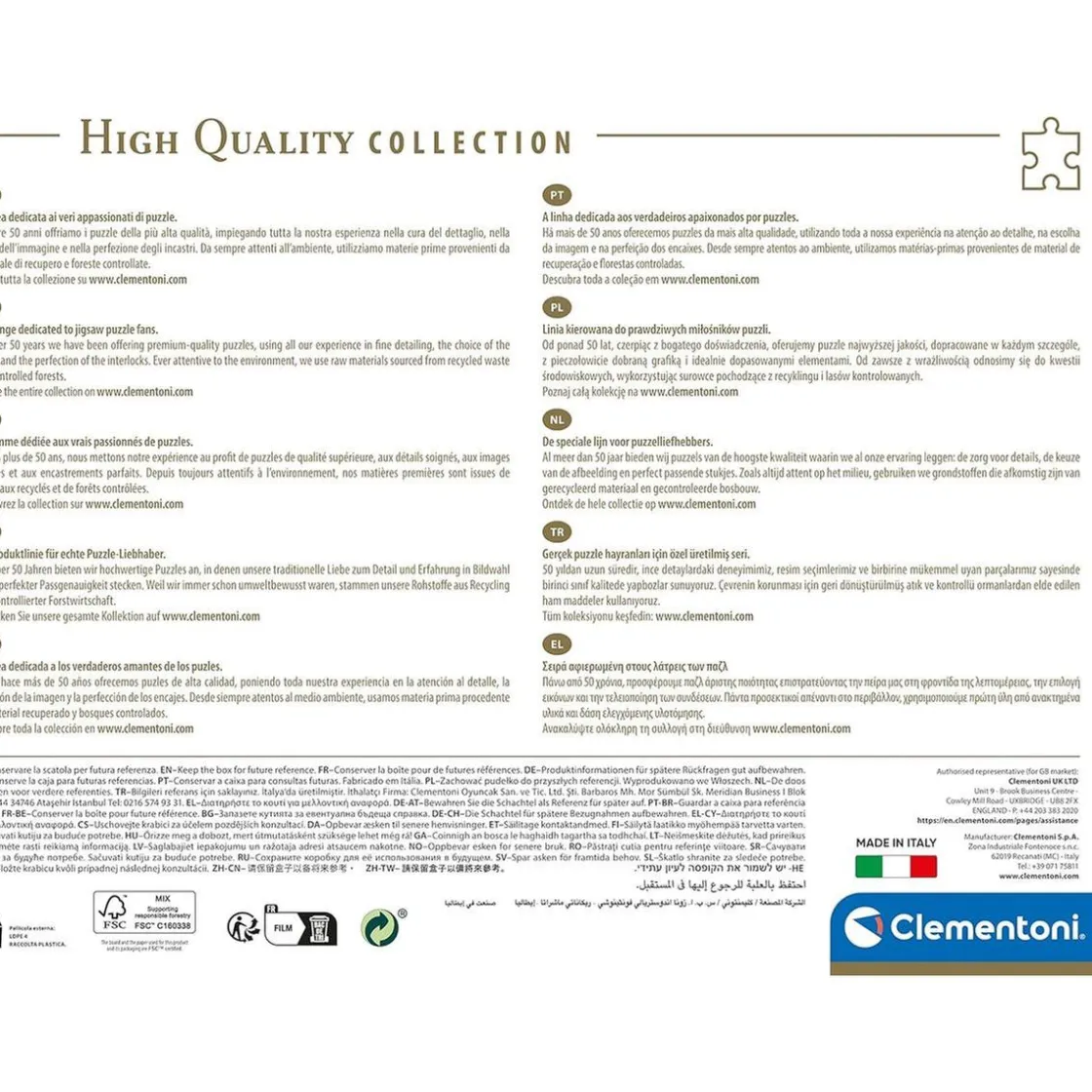 CLEMENTONI - Puzzle adulto 1000 piezas: One Piece ㅤ* Juegos Y Puzzles