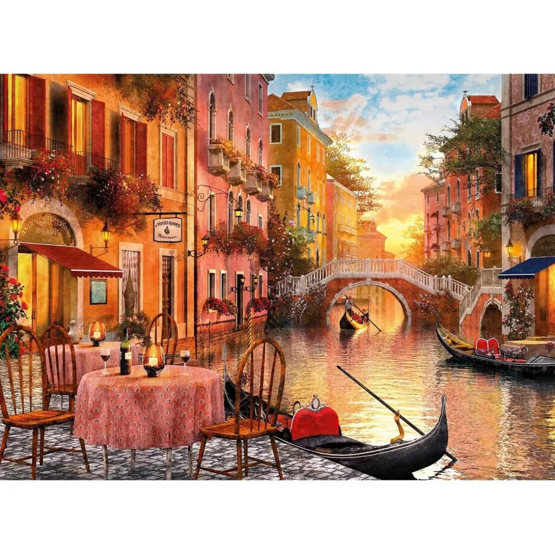 CLEMENTONI - Puzzle de 1000 piezas de la colección Venecia, fabricado en Italia ㅤ* Juegos Y Puzzles