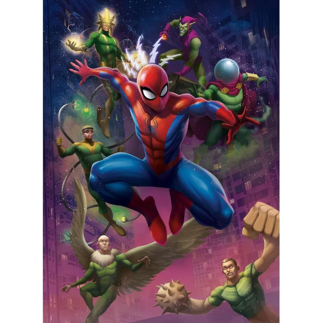 CLEMENTONI - Puzzle de habilidad Spiderman Marvel, 1000 piezas ㅤ* Juegos Y Puzzles