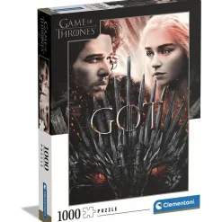 CLEMENTONI - Puzzle de Juego de Tronos con 1000 piezas, multicolor ㅤ
