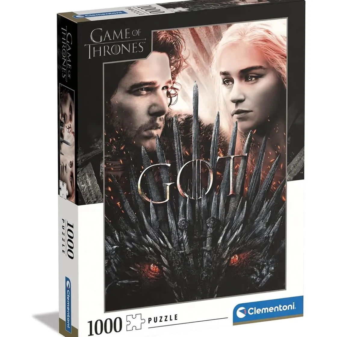 CLEMENTONI - Puzzle de Juego de Tronos con 1000 piezas, multicolor ㅤ