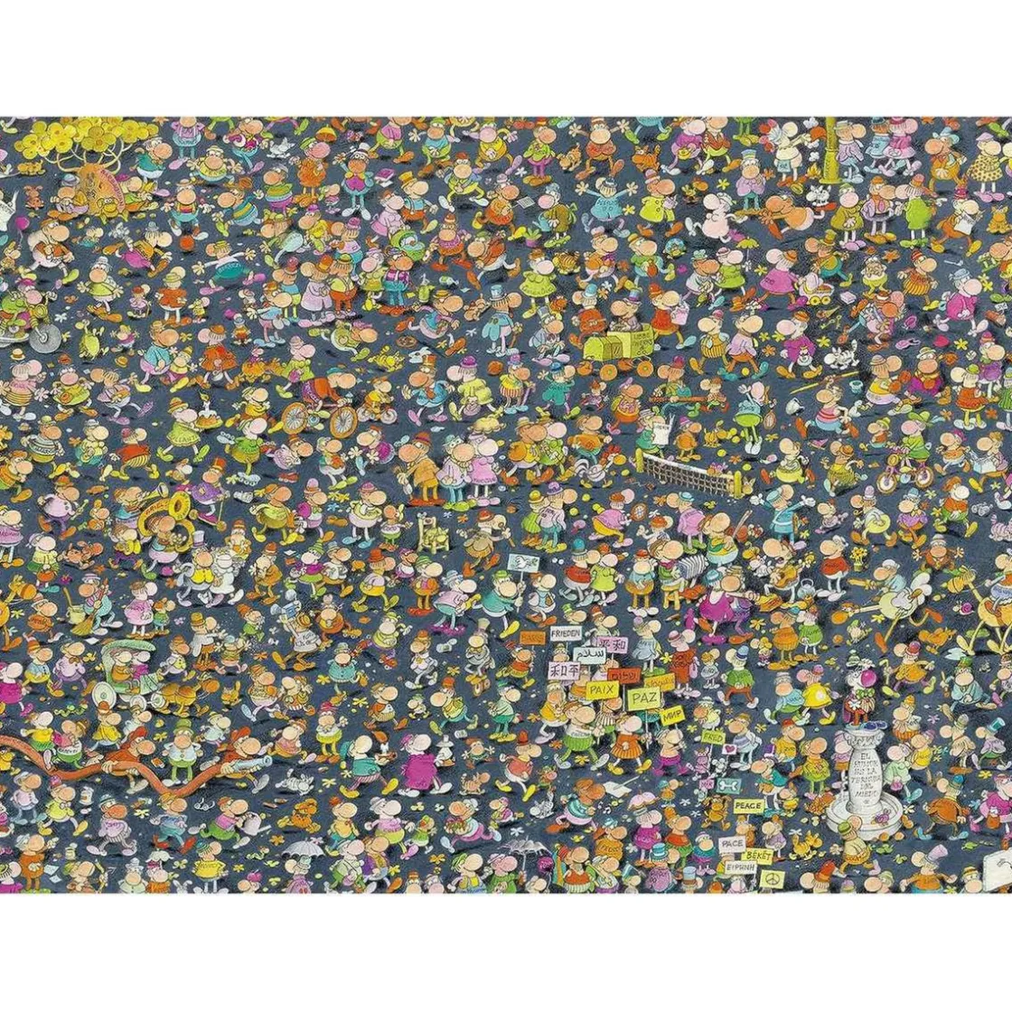 CLEMENTONI - Puzzle ilustrado de 1000 piezas imposible