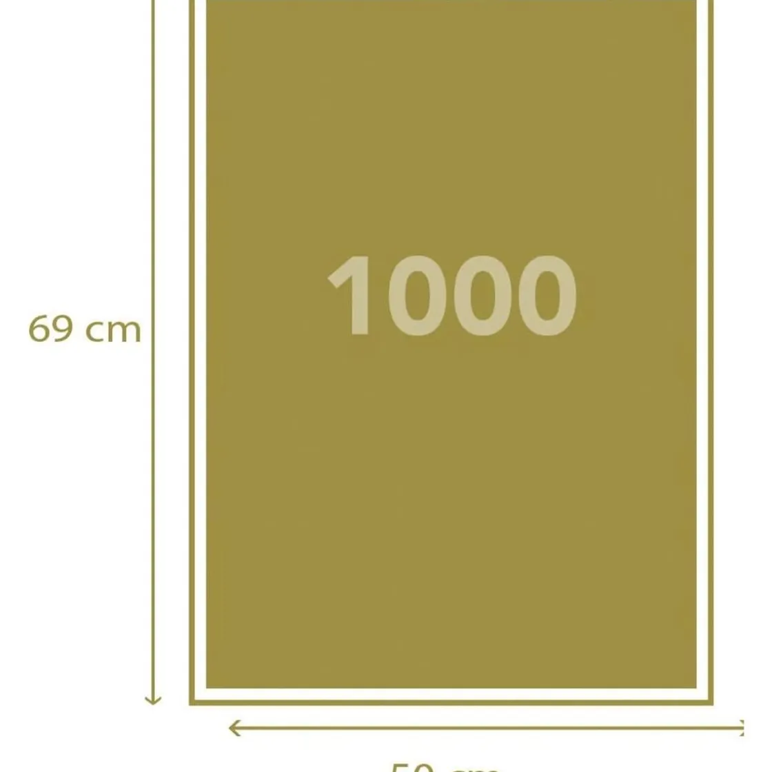 CLEMENTONI - Puzzle ilustrado de 1000 piezas imposible