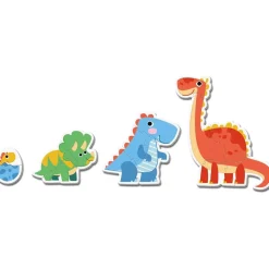 CLEMENTONI - Puzzle infantil progresivo de dinosaurios ㅤ* Juegos Y Puzzles