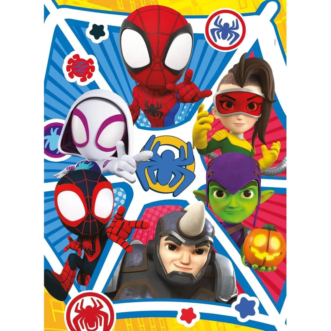 CLEMENTONI - Puzzle Infantil de 48 Piezas de Marvel Spidey ㅤ* Juegos Y Puzzles