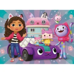 CLEMENTONI - Puzzle Infantil 2x20 Piezas La Casa de Muñecas de Gabby ㅤ* Juegos Y Puzzles