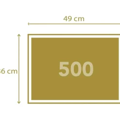 CLEMENTONI - Puzzle Juego del Calamar, 500 piezas, multicolor ㅤ