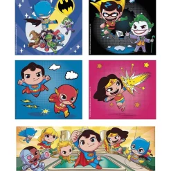 CLEMENTONI - Puzzles progresivos de superhéroes DC Comics, 10 en 1, multicolor, tamaño medium ㅤ* Juegos Y Puzzles