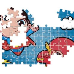 CLEMENTONI - Puzzles progresivos de superhéroes DC Comics, 10 en 1, multicolor, tamaño medium ㅤ* Juegos Y Puzzles
