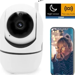 KLACK EUROPE Cámara inteligente seguimiento y vigilancia 360 Wifi