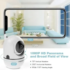 KLACK EUROPE Cámara inteligente seguimiento y vigilancia 360 Wifi