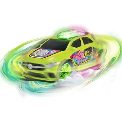 FUNKO UK LIMITED Coche de juguete con luces intermitentes, música y giros, incluye pilas