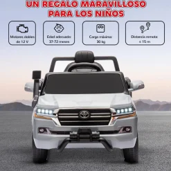 AIYAPLAY Coche eléctrico Toyota LAND CRUISER Gris* Vehículos De Batería O A Pedales