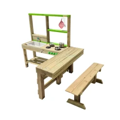 MASGAMES Cocina de madera de exterior Spicy Delicious