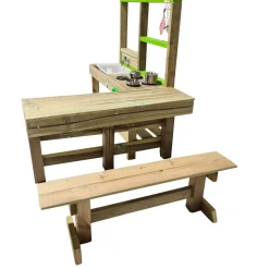 MASGAMES Cocina de madera de exterior Spicy Delicious