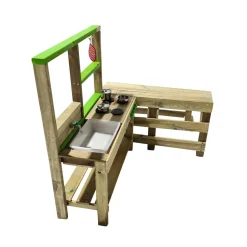 MASGAMES Cocina de madera de exterior Spicy Delicious