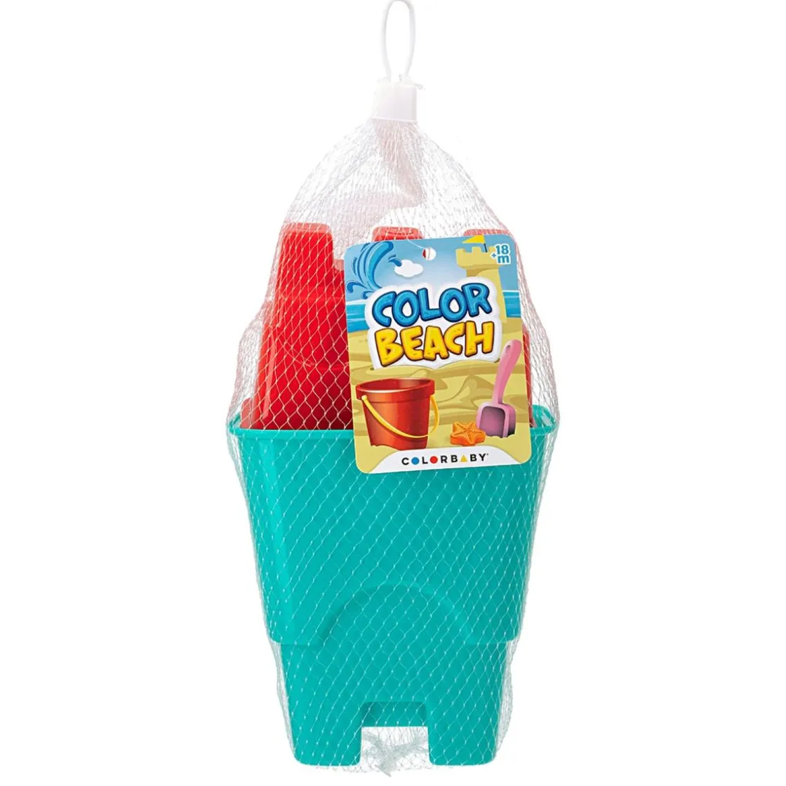 COLOR BABY ColorBaby - Set de Playa 3 Moldes de Castillos