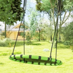 AIYAPLAY Columpio exterior para niños Negro* Columpios