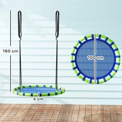 AIYAPLAY Columpio exterior para niños Azul