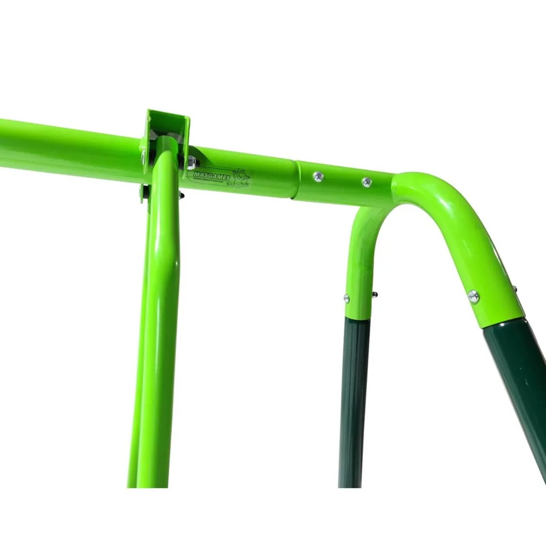 MASGAMES Columpio metálico triple Gingo + asiento bebé* Columpios