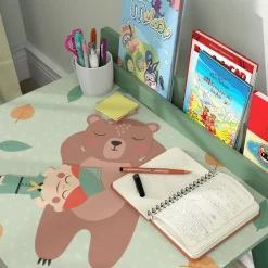 AIYAPLAY Conjunto de mesa y silla con estante integrado Verde* Estilo De Vida