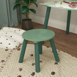 AIYAPLAY Conjunto de mesa y silla con estante integrado Verde* Estilo De Vida
