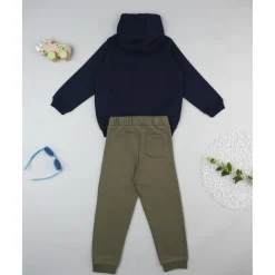 Prenatal Conjunto jogging azul y verde con capucha para niño* Niño·Niño 2-10 Años|Niño 2-10 Años·Conjuntos Y Deporte