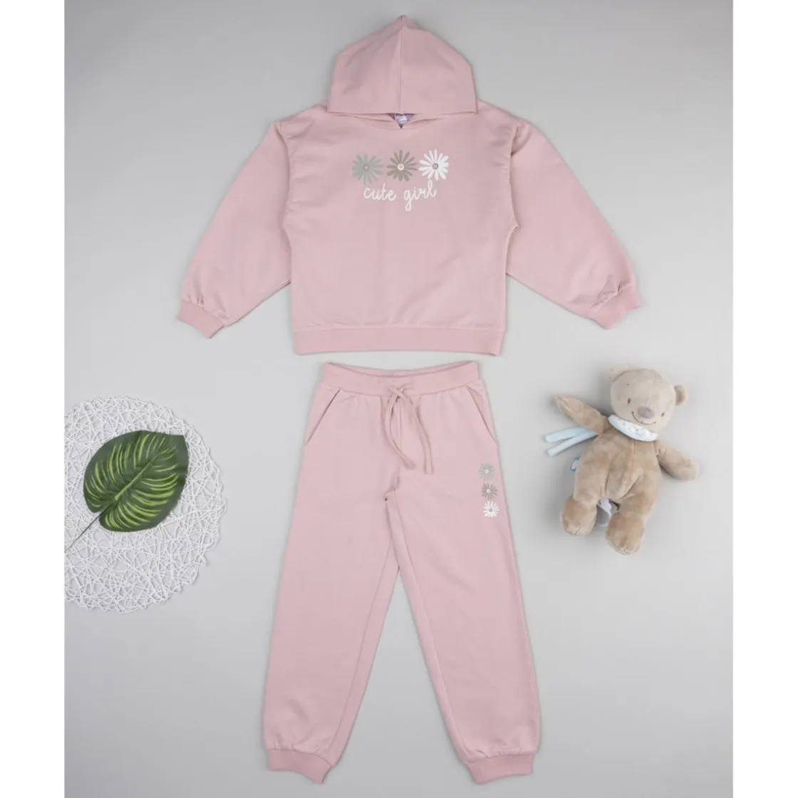 Prenatal Conjunto jogging niña rosa "cute girl"* Niña·Niña 2-10 Años|Niña 2-10 Años·Vestidos, Conjuntos Y Deporte