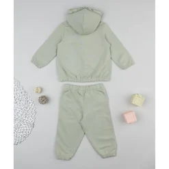 Prenatal Conjunto jogging niña verde "Happy"* Niña·Bebé Niña 3-36 Meses|Bebé Niña 3-36 Meses·Vestidos, Conjuntos Y Deporte