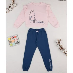 Prenatal Conjunto niña minnie azul/rosa