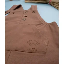 Prenatal Conjunto niño peto marrón