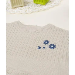 Prenatal Conjunto tricot niña en tono beige
