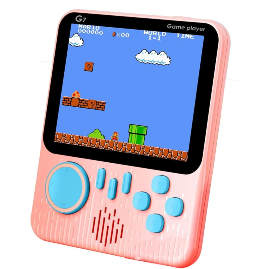 KLACK EUROPE Consola de juegos G7 666 juegos rosa