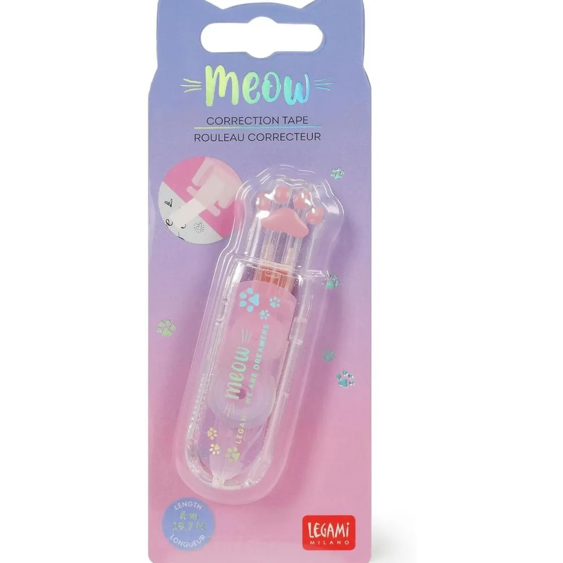 LEGAMI Corrector de cinta Meow
