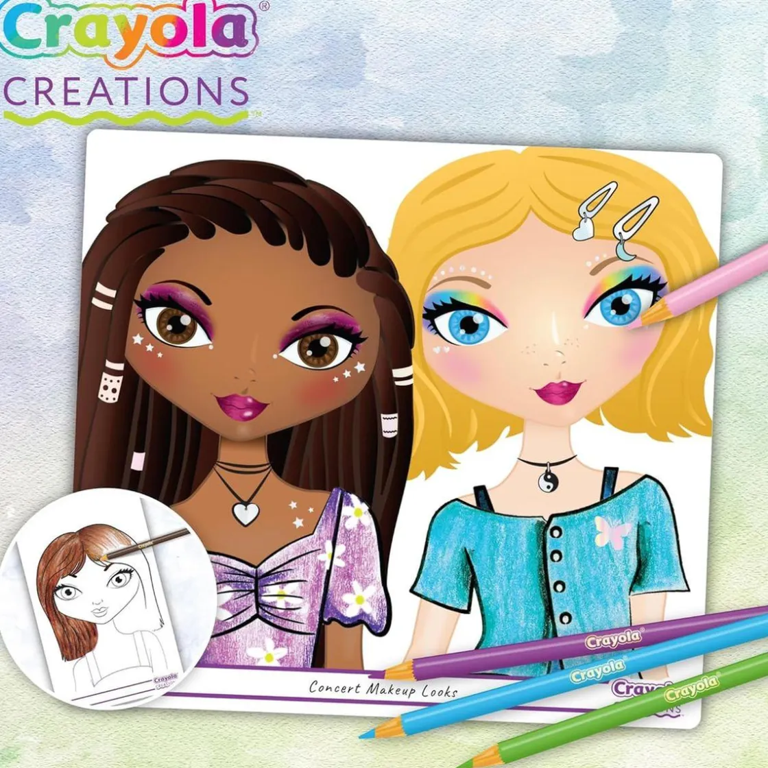 CRAYOLA - Album Maquillaje De Estrellas ㅤ* Arte Y Manualidades|Halloween