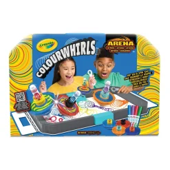 CRAYOLA - Colourwhirls Arena de Combate + 4 Pinta Peonzas* Arte Y Manualidades