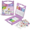 CRAYOLA - Juego de rotuladores lavables SuperTips, 65 piezas en colores pastel ㅤ* Arte Y Manualidades