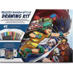 CRAYOLA - Kit de dibujo Manga con 45 piezas, actividad creativa y regalo ㅤ* Arte Y Manualidades
