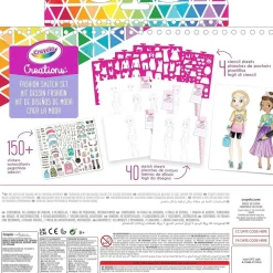 CRAYOLA - Kit de dibujo y diseño de moda ㅤ