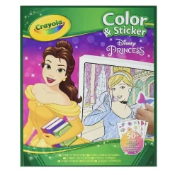 CRAYOLA - Princesas Disney - Libro para colorear y pegatinas* Arte Y Manualidades