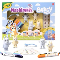 CRAYOLA - Washimals: Bluey - 4 figuras para pintar y lavar* Arte Y Manualidades
