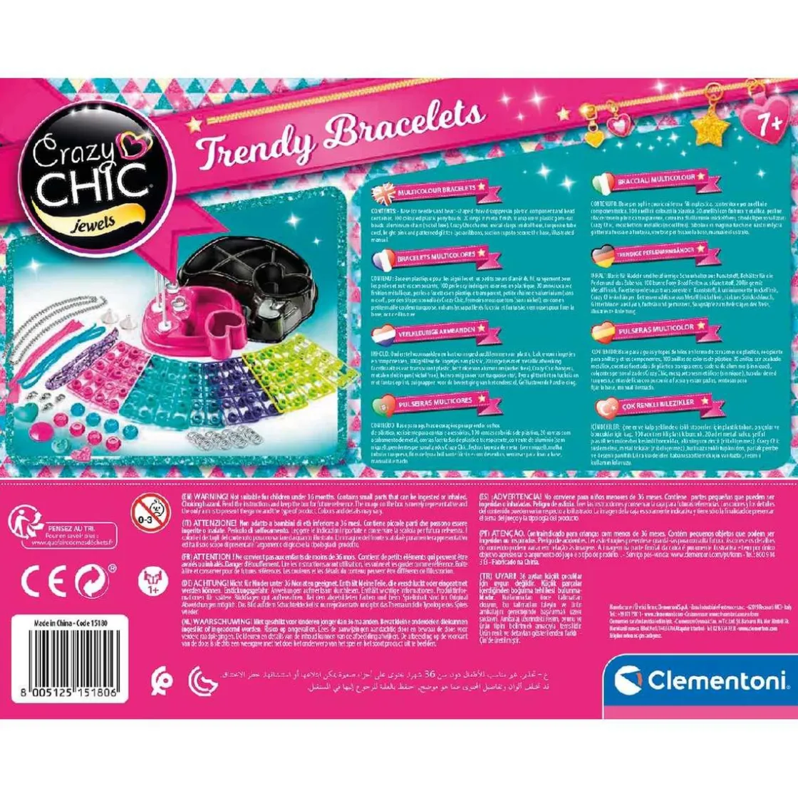 CLEMENTONI Crazy Chic - Brazaletes Multicolor* Estilo De Vida