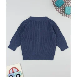 Prenatal Cárdigan de niño azul tricotado* Niño·Bebé Niño 3-36 Meses|Bebé Niño 3-36 Meses·Jerséis Y Cardigans