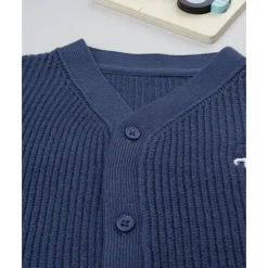 Prenatal Cárdigan de niño azul tricotado* Niño·Bebé Niño 3-36 Meses|Bebé Niño 3-36 Meses·Jerséis Y Cardigans