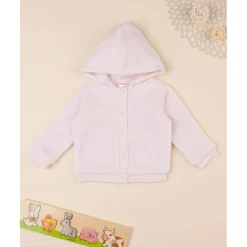 Prenatal Cárdigan de peluche rosa para bebé* Primeras Salidas·Cardigans|Recién Nacido·Primeras Salidas