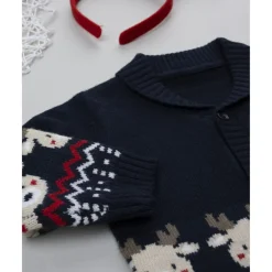 Prenatal Cárdigan niño navideño con renos* Recién Nacido·Primeras Salidas|Primeras Salidas·Cardigans