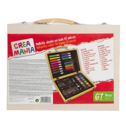 CREAMANIA UNISEX Creamania - Maletín de artista 67 piezas* Arte Y Manualidades