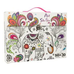 COMANSI Creamania - Maletín de dibujo mandala ㅤ* Arte Y Manualidades