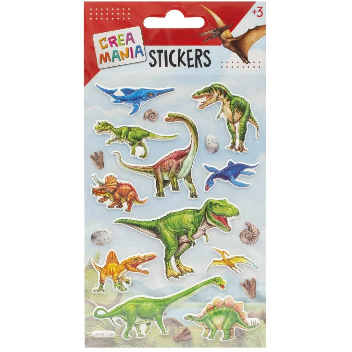 CREAMANIA UNISEX Creamania - Pegatinas Dinosaurios (varios modelos)* Deportes