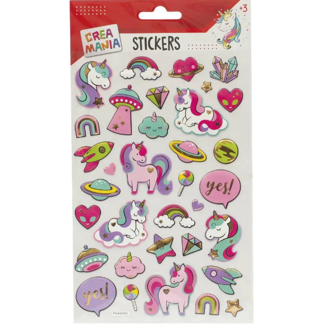 CREAMANIA UNISEX Creamania - Pegatinas Unicornios (varios modelos)* Deportes